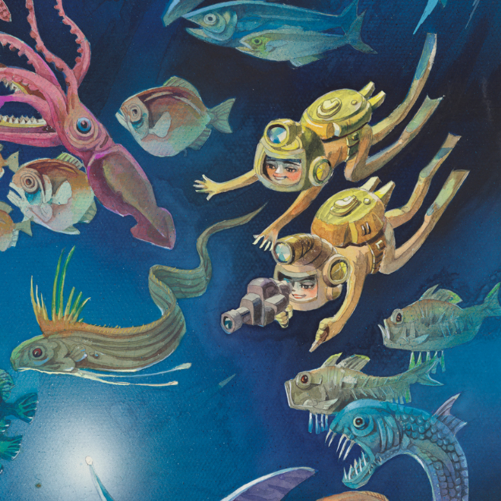 Robots are friends of Marine creatures