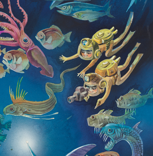 机器人是海洋生物的朋友