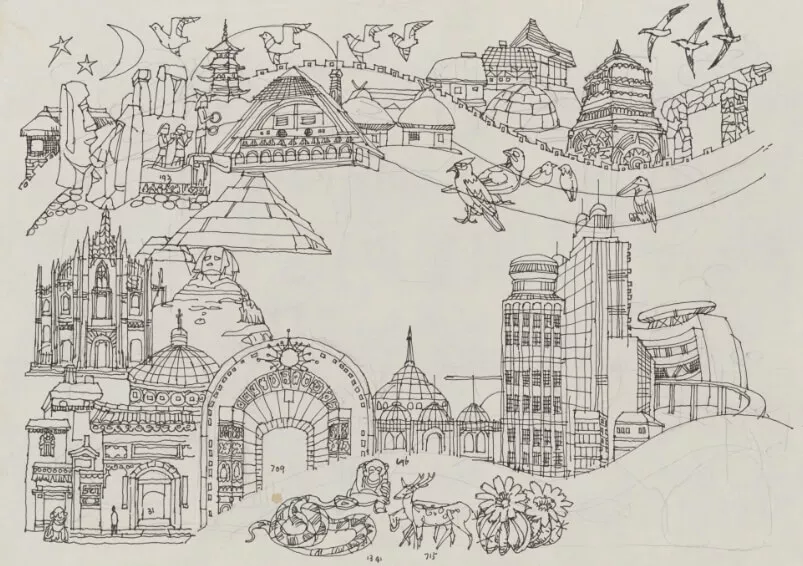 Sketching in Xishuangbanna