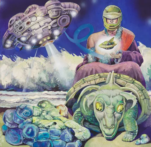 #008 Science fiction painting