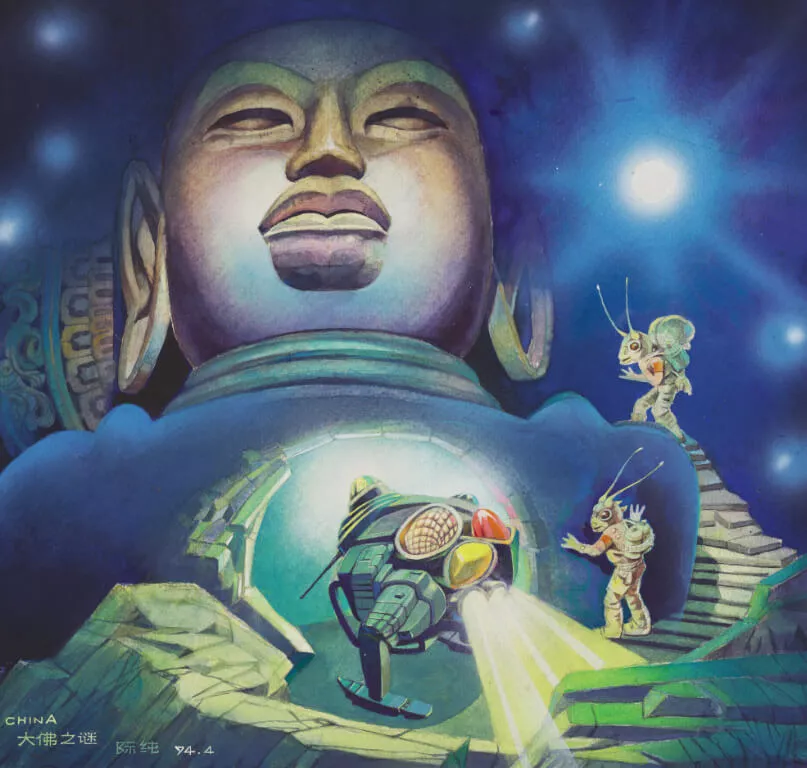 #011 Science fiction painting