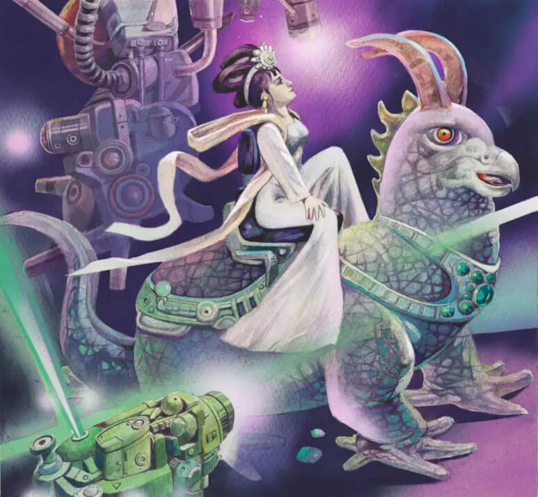 #012 Science fiction painting