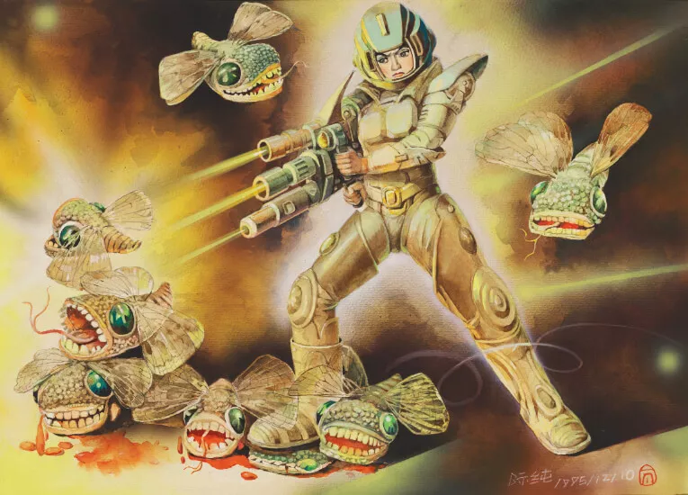 #019 Science fiction painting