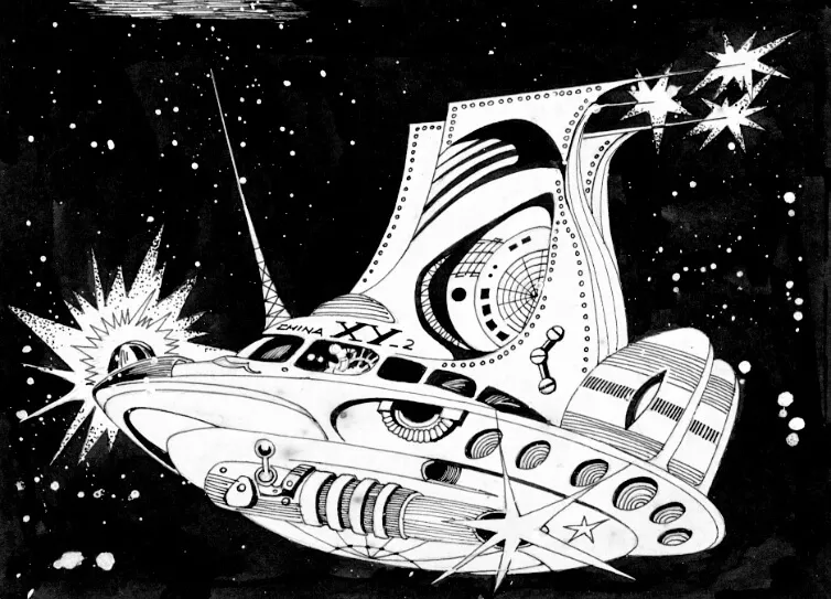 #022 Science fiction painting