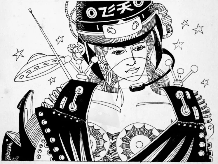 #031 Science fiction painting