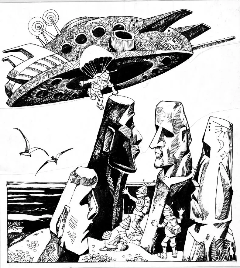 #046 Science fiction painting